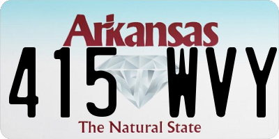 AR license plate 415WVY