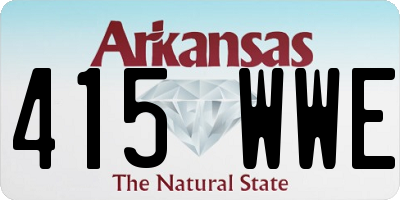 AR license plate 415WWE