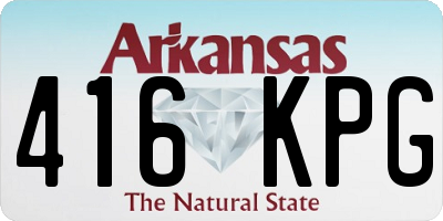 AR license plate 416KPG