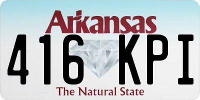 AR license plate 416KPI