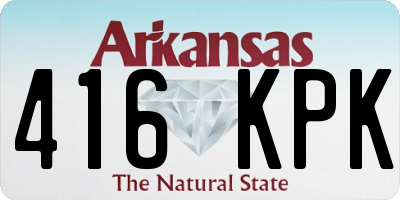 AR license plate 416KPK