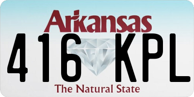 AR license plate 416KPL