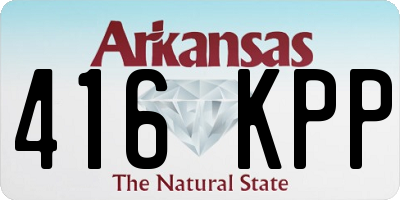 AR license plate 416KPP