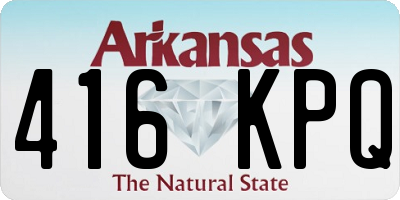 AR license plate 416KPQ