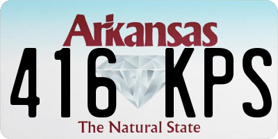 AR license plate 416KPS