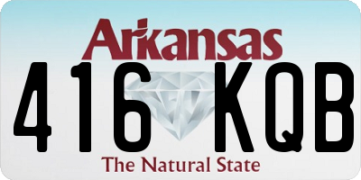 AR license plate 416KQB
