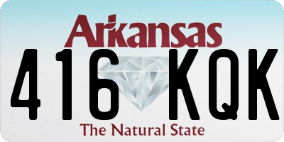AR license plate 416KQK