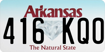 AR license plate 416KQO