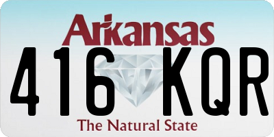 AR license plate 416KQR