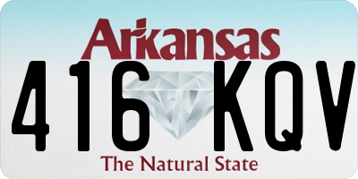 AR license plate 416KQV