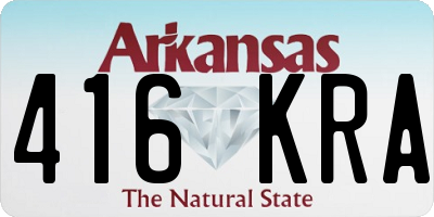 AR license plate 416KRA