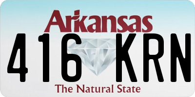 AR license plate 416KRN