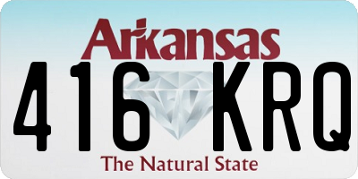 AR license plate 416KRQ