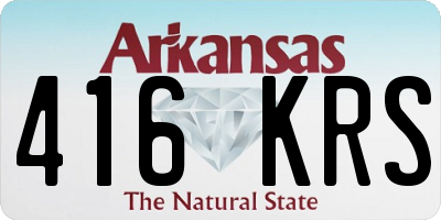 AR license plate 416KRS