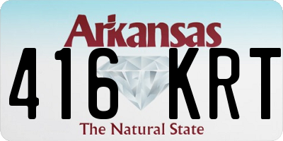 AR license plate 416KRT