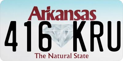 AR license plate 416KRU