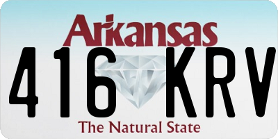 AR license plate 416KRV
