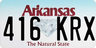 AR license plate 416KRX