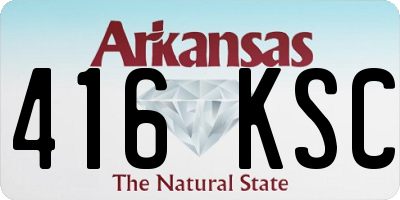 AR license plate 416KSC