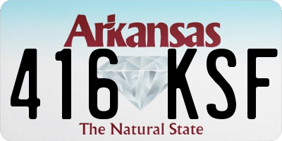 AR license plate 416KSF