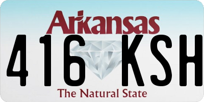 AR license plate 416KSH