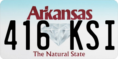 AR license plate 416KSI