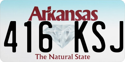 AR license plate 416KSJ