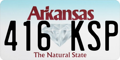 AR license plate 416KSP