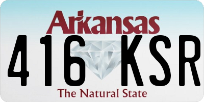 AR license plate 416KSR