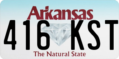 AR license plate 416KST