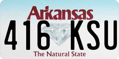 AR license plate 416KSU
