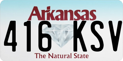 AR license plate 416KSV