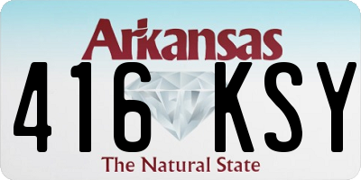 AR license plate 416KSY