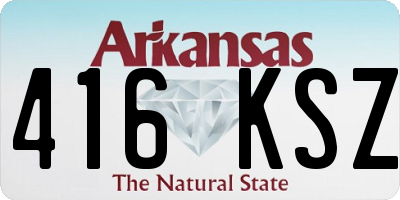 AR license plate 416KSZ