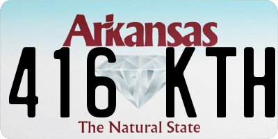AR license plate 416KTH