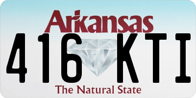 AR license plate 416KTI