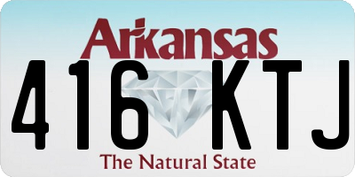 AR license plate 416KTJ