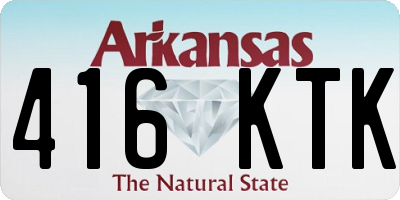 AR license plate 416KTK