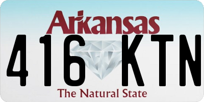 AR license plate 416KTN