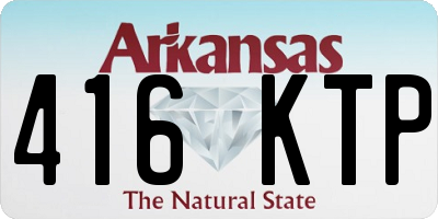 AR license plate 416KTP