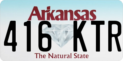 AR license plate 416KTR