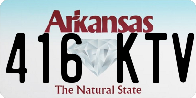 AR license plate 416KTV