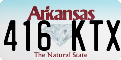 AR license plate 416KTX