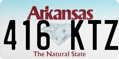 AR license plate 416KTZ