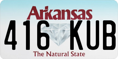 AR license plate 416KUB