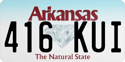 AR license plate 416KUI