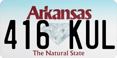 AR license plate 416KUL
