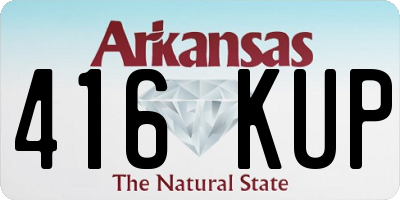 AR license plate 416KUP