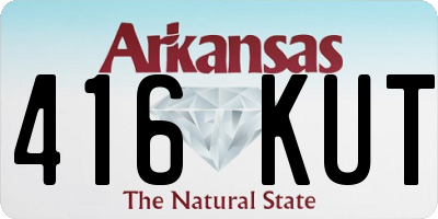 AR license plate 416KUT