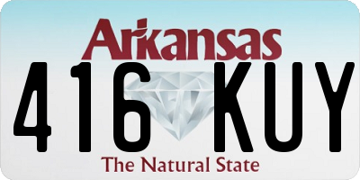 AR license plate 416KUY